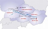 Rhine And Danube Rivers Map - Share Map