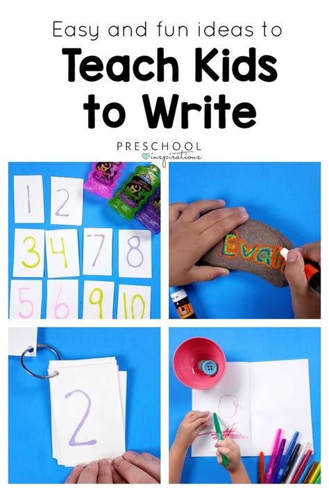 The Best Ways To Teach Kids To Write Preschool Activities Teaching