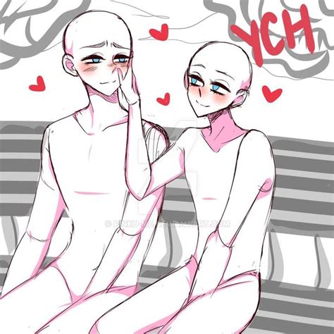 Anime Poses Female Ych Base ~ Ych Couple Open By Pinku Me On