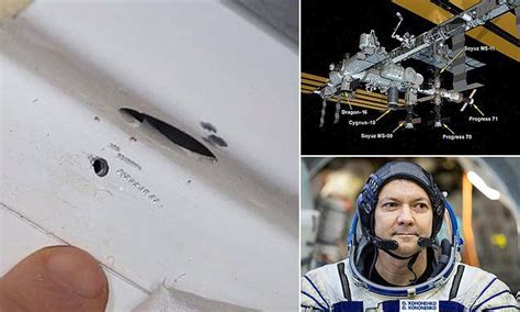 space station crew to inspect mysterious hole on soyuz spacecraft soyuz spacecraft telescopes