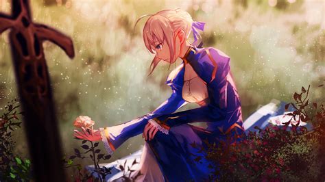 Fate Series Fate Stay Night Anime Girls Saber Wallpapers Hd