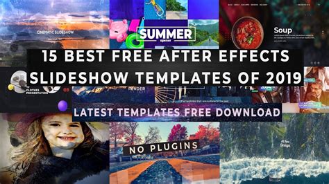top 15 after effects slideshow templates youtube
