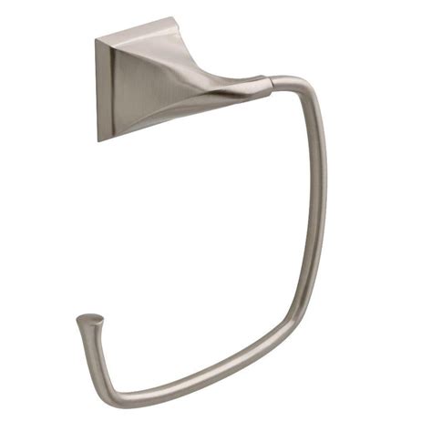 Everly Towel Ring In Brushed Nickel By Delta