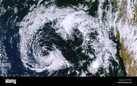 Hurricane From Space Satellite View Elements Of This Image Furnished