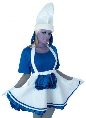 Lady Blue Gnome Adult Fancy Dress Costume By Fun Shack Uk Dp B004gp4gf0