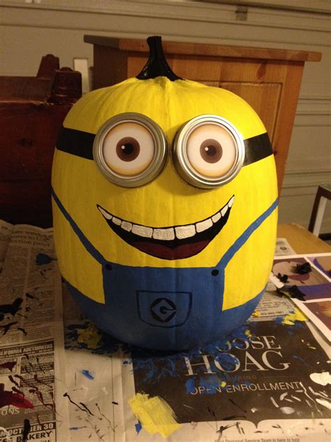 Minion Pumpkin Diy Halloween Halloween Pumpkin Designs Halloween