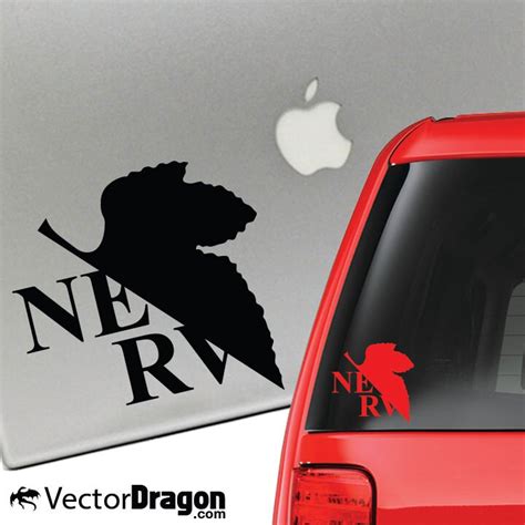 Evangelion Nerv Neon Genesis Anime Vinyl Decal For By Vectordragon