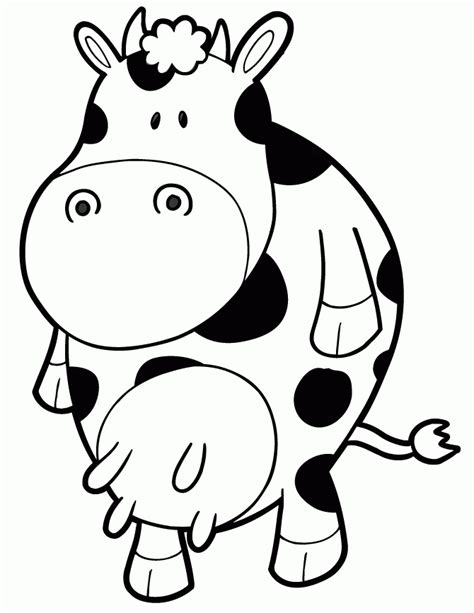 Printable Cow Picture