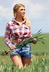 Billie Faiers reinvents herself as a sexy farmgirl in plaid shirt and ...