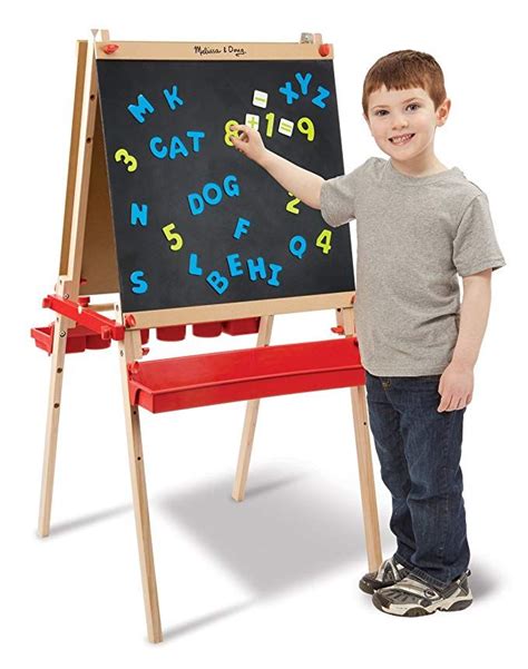 Melissa And Doug Deluxe Magnetic Standing Art Easel Arts