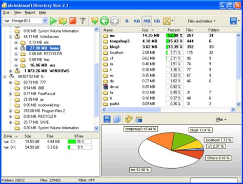 Folder Sizes And Directory Sizes ~ Mahey Software