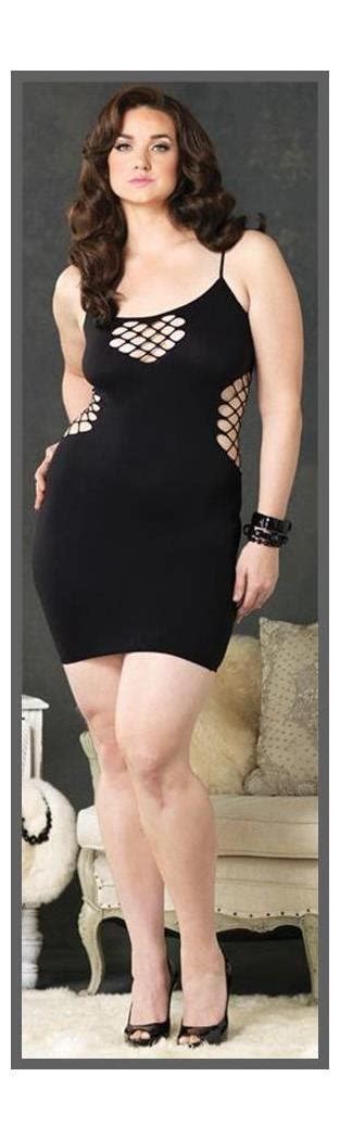 mini dress black plus size