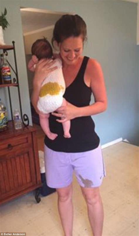 New York Mother Mocks Parenthood Pictures By Posting Photo Of Diaper Blow Out Daily Mail Online