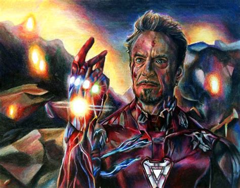 Iron Man Drawing Avengers Endgame By Mattwart On Deviantart