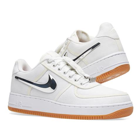 Nike Canvas Air Force 1 Low Travis Scott In White For Men Lyst