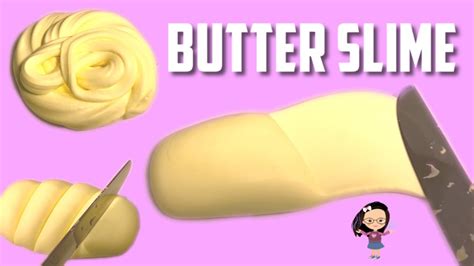 Butter Slime Recipe No Clay Or Shaving Cream Youtube