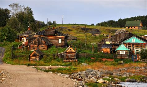 Wooden Houses Of Kovda Village · Russia Travel Blog