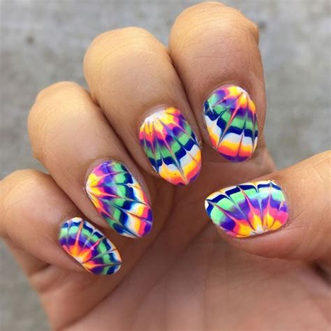 10 Groovy Tie Dye Nail Looks That Everyone Needs To Try