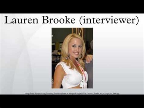 Lauren Brooke Interviewer YouTube