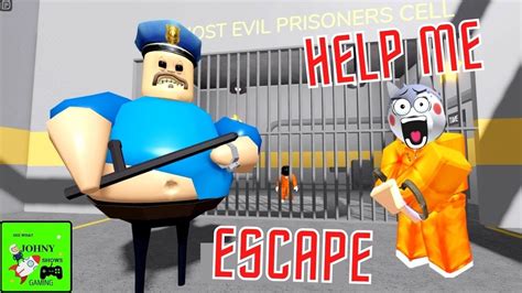 Help Me Escape Barrys Prison Run Roblox Escape Simulator Game Youtube