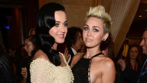 Miley Cyrus Claims Katy Perrys ‘i Kissed A Girl Is About Her Katy