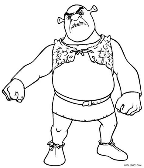 Printable Shrek Coloring Pages For Kids Cool2bkids