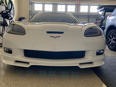 Fs For Sale Zral 1 Body Color Zr1 Style Front Splitter Arctic White