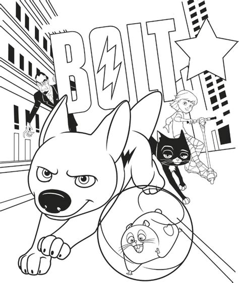 Bolt Coloring Pages Best Coloring Pages For Kids