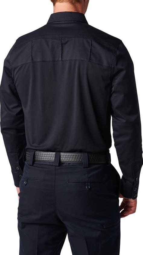 5 11 tactical men s stryke pdu rapid twill long sleeve uniform shirt 72547 shop la police gear