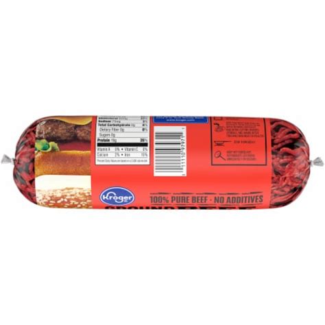 kroger® 1 lb lean ground beef chuck roll 80 20 1 lb smith s food and drug
