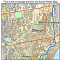 Aerial Photography Map of Clinton, MI Michigan