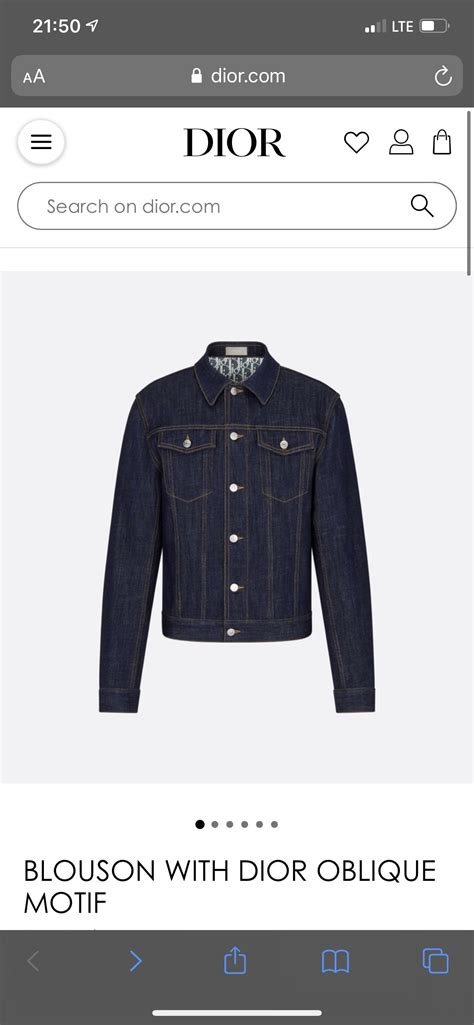 Wtc Dior Denim Oblique Jacket Rdesignerreps