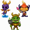 Funko POP! Games Spyro Collectors Set - Spyro, Ripto, Gnasty Gnorc ...