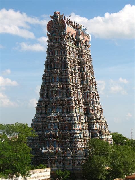 Filemadurai Meenakshi Temple Gopuram