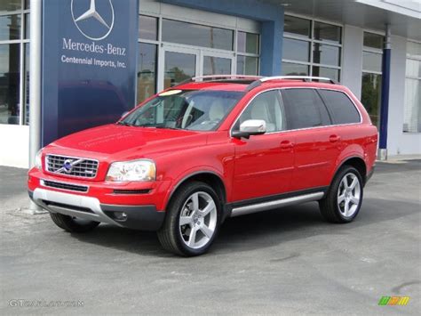 2011 Passion Red Volvo Xc90 3 2 R Design Awd 56481443 Photo 4 Car Color Galleries