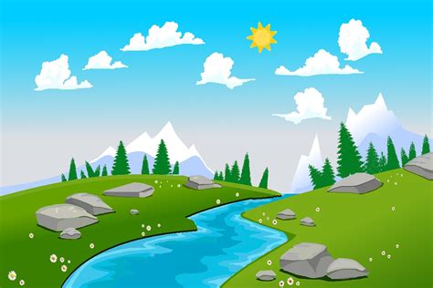 View Landscape Cartoon Free Image On Pixabay