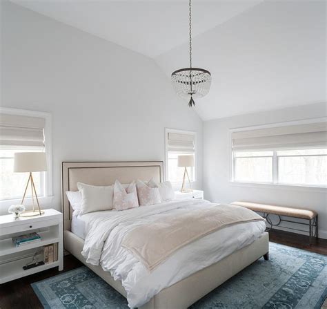 Cream And Blue Bedroom Color Scheme Transitional Bedroom