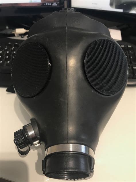 Israeli S10 Fm12 Gas Mask Black Sensory Deprivation Removable Covers For Fetish Ebay