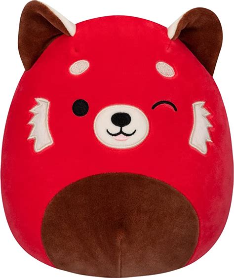 Squishmallows 8 Inch Cici Winking Red Panda Little Ultrasoft Official