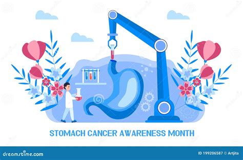 Stomach Cancer Awareness Month Concept Vector Event Is Celebrated In