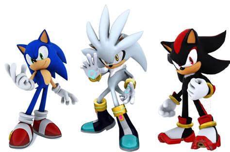Sonic the hedgehog, shadow the hedgehog, and silver the hedgehog. Thunderjix - Sonic, Shadow, and Silver Photo (29591448 ...
