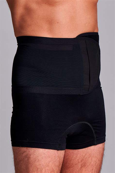 Unisex Anti Roll Mesh Ostomy Hernia Support Belt 20cmn Cui Wear