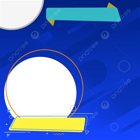 Modern Frame Clipart Hd Png Frame Template Twibbon Abstract Blue