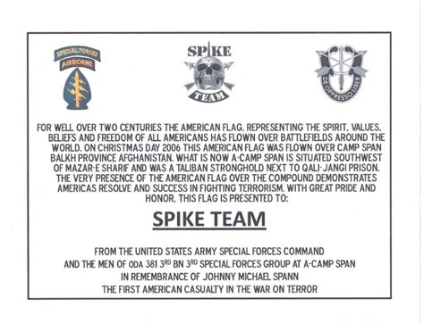 Military flag flown certificate template. Spike Team - Flag Etiquette | Spike Team