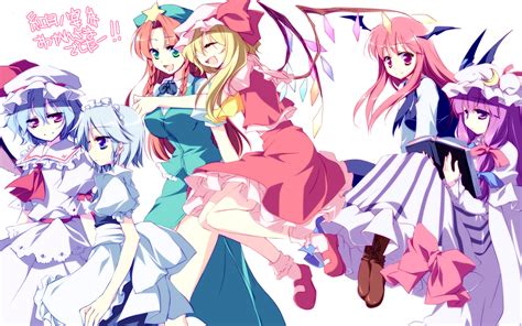 Demon Flandre Scarlet Group Hong Meiling Izayoi Sakuya Koakuma Maid Motomiya Mitsuki Patchouli