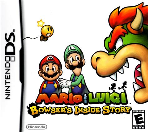 Mario And Luigi Bowsers Inside Story 2009 Nintendo Ds Box Cover Art