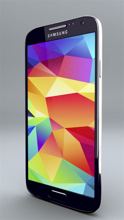 Samsung Galaxy S5 Smartphone 3d Model 3ds Fbx Lwo Lw Lws Stl Blend Dae