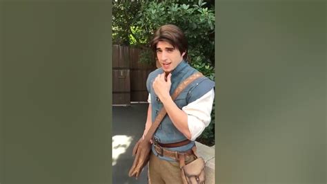 Real Flynn Rider In Disneyland Youtube