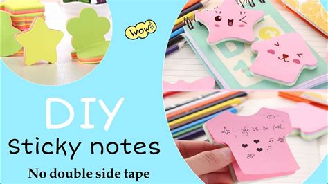 Diy Sticky Notes How To Make Sticky Notes Pad At Homediy Sticky