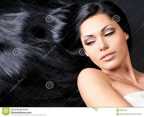 Achieving a look that works best for black women hairstyles starts with looking at what matters most to you in terms of your hair. Beautiful Woman With Long Straight Hair Stock Image ...